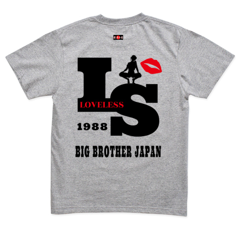 ☆ Ls (Loveless) LS GIRL T-SH (スーパーヘビーウェイト/7.4オンス).COLOR：GRAY.SIZE：XS～3XL ≪即決商品≫ ☆