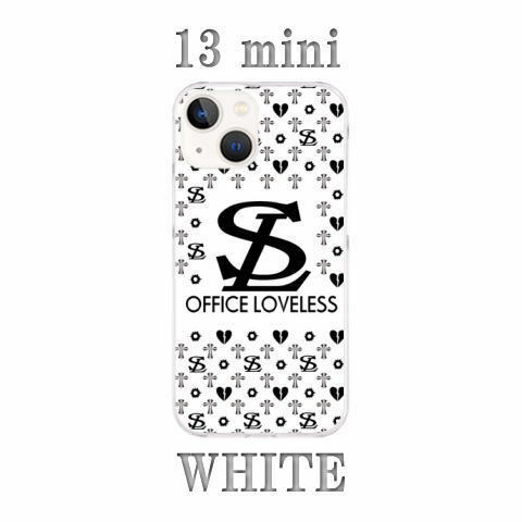 ☆ラスト１点！Ls (Loveless) LS PATTERN iPhone13 ソフトケース (13mini) COLOR：WHT ≪即決商品≫☆