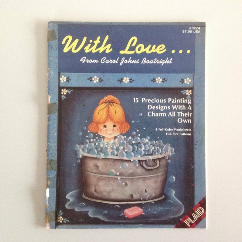 トールペイントの本★洋書（中古本）With Love・・・#8274 by Carol Johns Boatright)