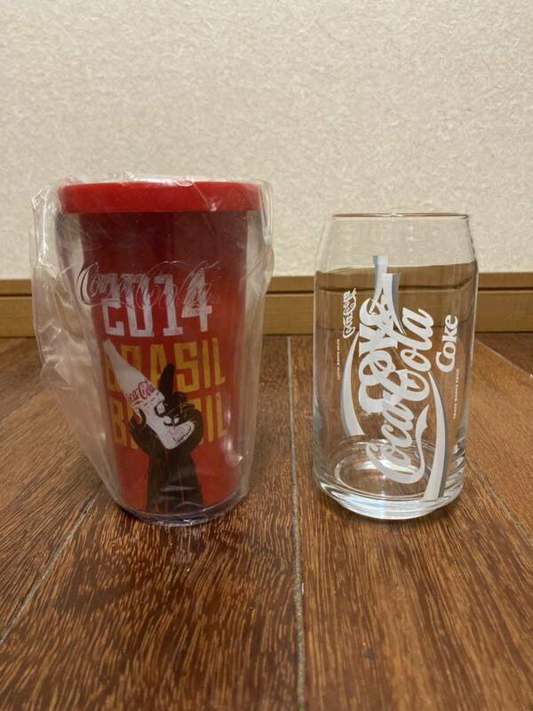 ★ Coca-Cola コカ・コーラ 非売品 タンブラー・CAN型グラス 2個セット ★