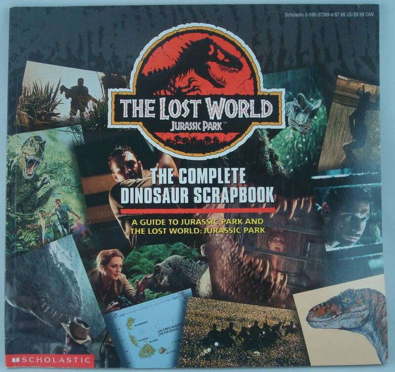 送料無料★洋書 The Lost World Jurassic Park The Complete Dinosaur Scrapbook ロストワールド ジュラシックパーク スクラップブック