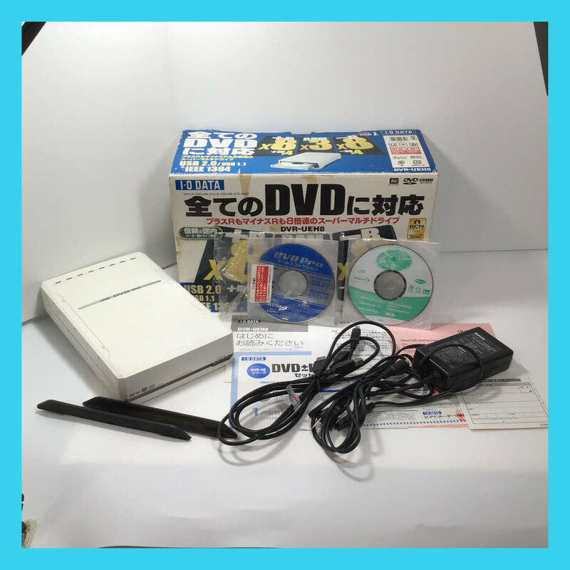 D-074☆【ジャンク品】 ＤＶＤプレーヤー　I-O DATA　DVR-UEH8　アイ・オー・データ