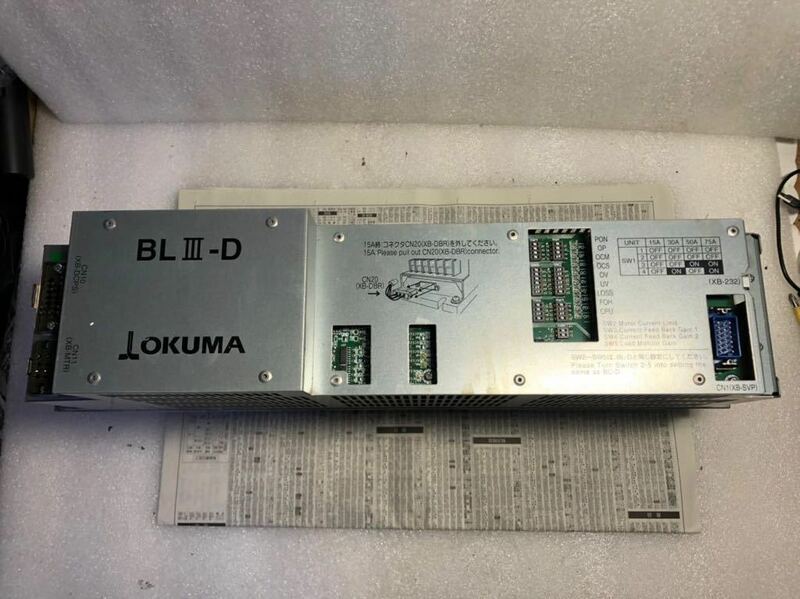 OKUMA CNC旋盤 BLⅢ-D サーボアンプ 中古美品 オークマ