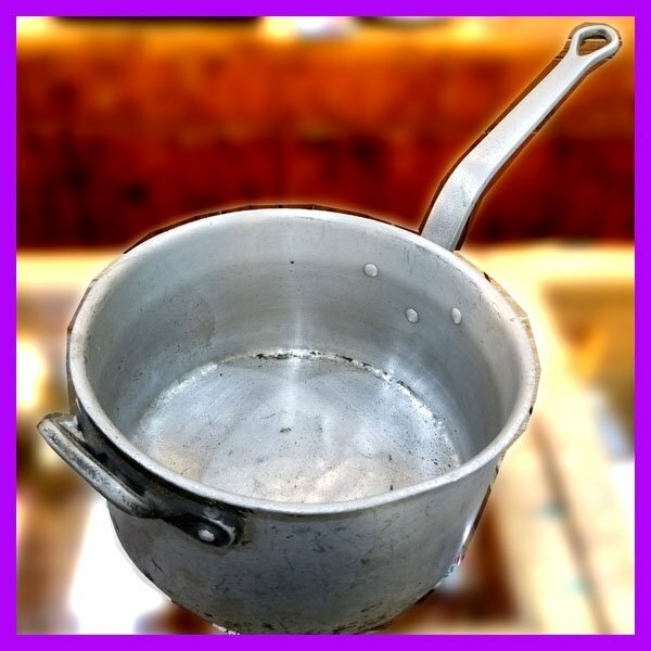 ◆コイヌ印◆ アルミ 片手鍋 30cm stockpots KING　厨房 深型　②