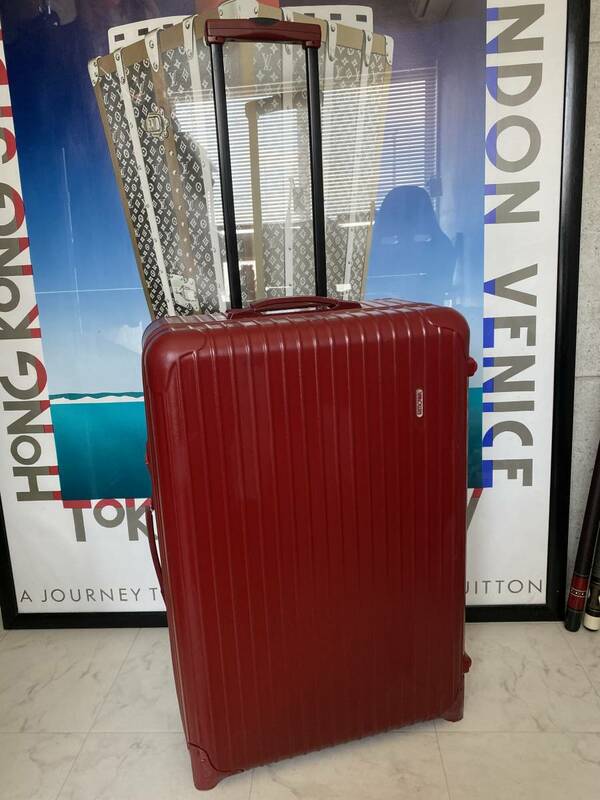 【即決/即納】！良好！ RIMOWA リモワ SALSA 2輪 レッド 赤 スーツケース キャリーケース 855.70 82L 本物