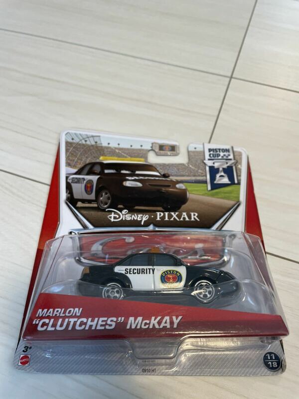 マテル カーズ マーロンクラッチマッキー　セキュリティカー　MATTEL CARS COLLECTION MARLON CLUTCHES McKEY ミニカー キャラクターカー