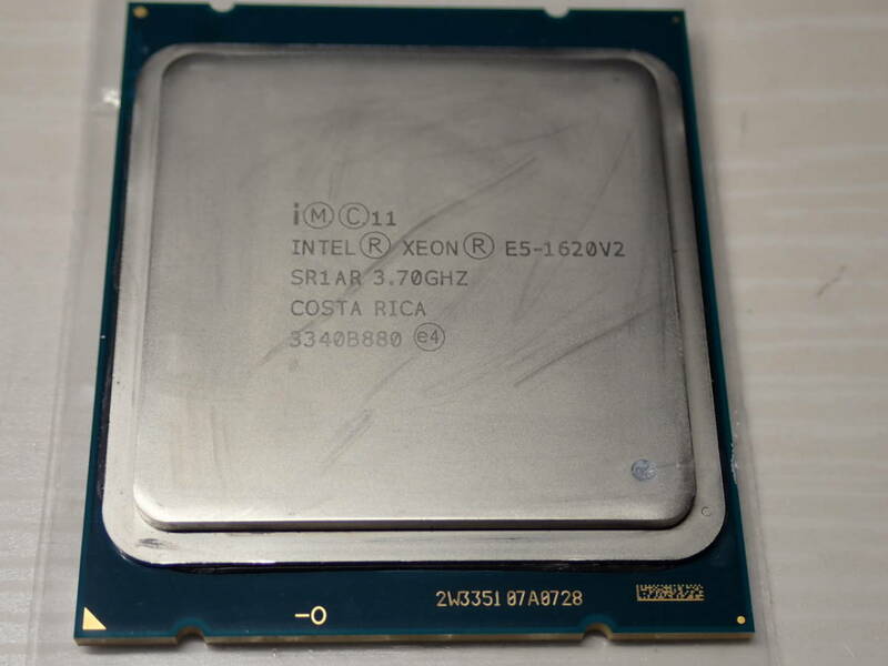 Intel Xeon E5-1620V2 3.7GHz COSTA RICA 動作確認済み