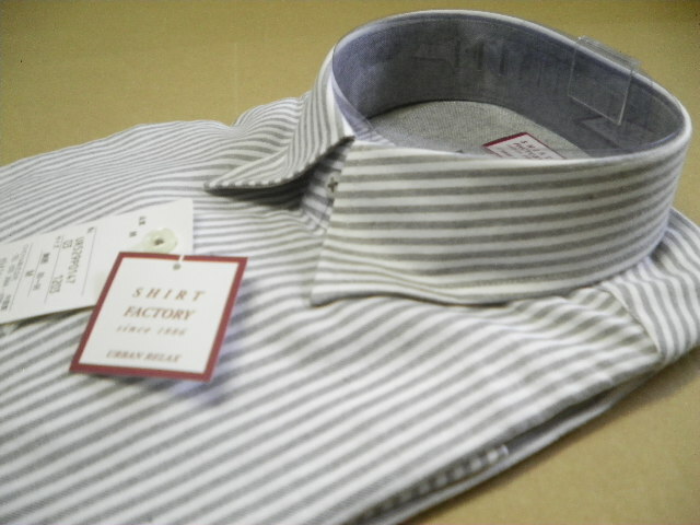 百貨店ブランド *SHIRT FACTORY/CHOYA*サイズ М /SLIM FIT*綿100% 高級Yシャツ