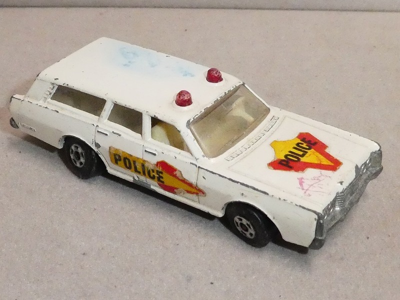 ★マッチボックス matchbox No.55 MERCURY POLICE CAR 1971年 マーキュリー 警察 LESNEY ミニカー 当時物 England レズニー★レトロ