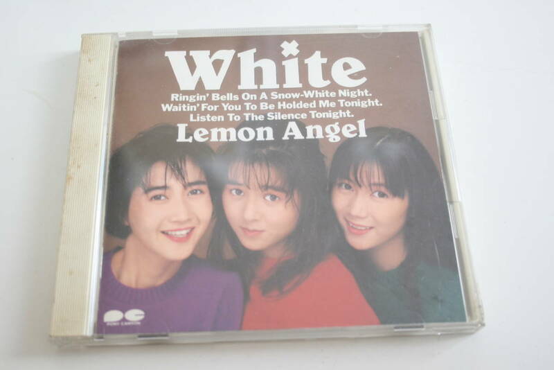 White LEMON ANGEL CD　Miki×Tomo×Erika　PCCA-00010 1989" PONY CANYON