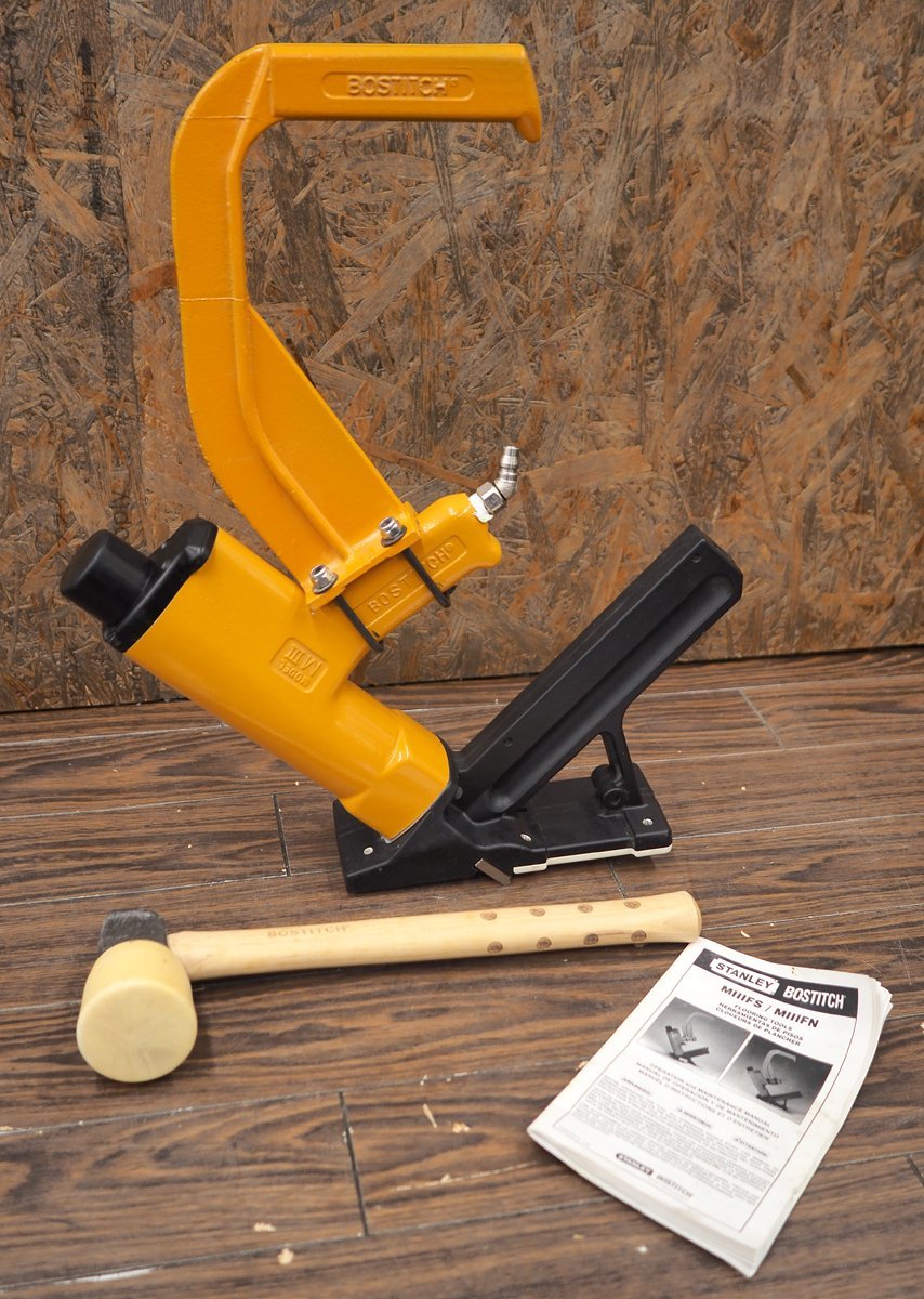 STANLEY BOSTITCH エア ステイプラーガン モデル MⅢ フローリング専用 釘打機 常圧 エアツール 専用工具 