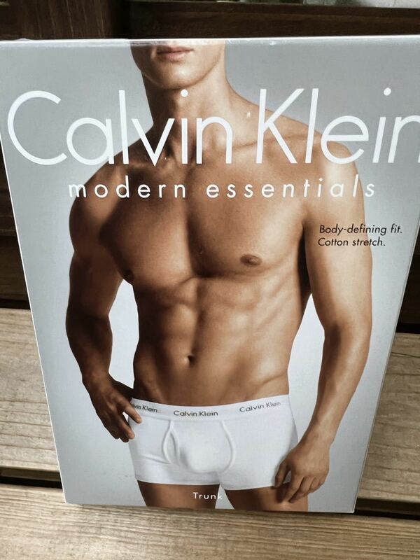 新品 Calvin Klein カルバンクライン★ストレッチコットントランクス 黒 米国サイズL CALVIN KLEIN