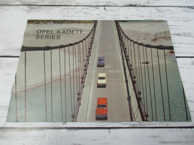 【希少】 OPEL オペル KADETT SERIES 販売 カタログ パンフレット レトロ ビンテージ 旧車 外車 当時物 