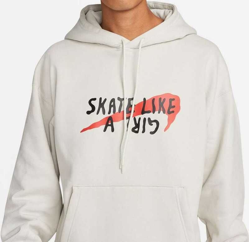 ■即決 国内正規品 新品 Nike SB Skate Like A Girl 1 Fleece L/S Top　2XL スケートライクアガール 　フーディ　パーカー ライトボーン