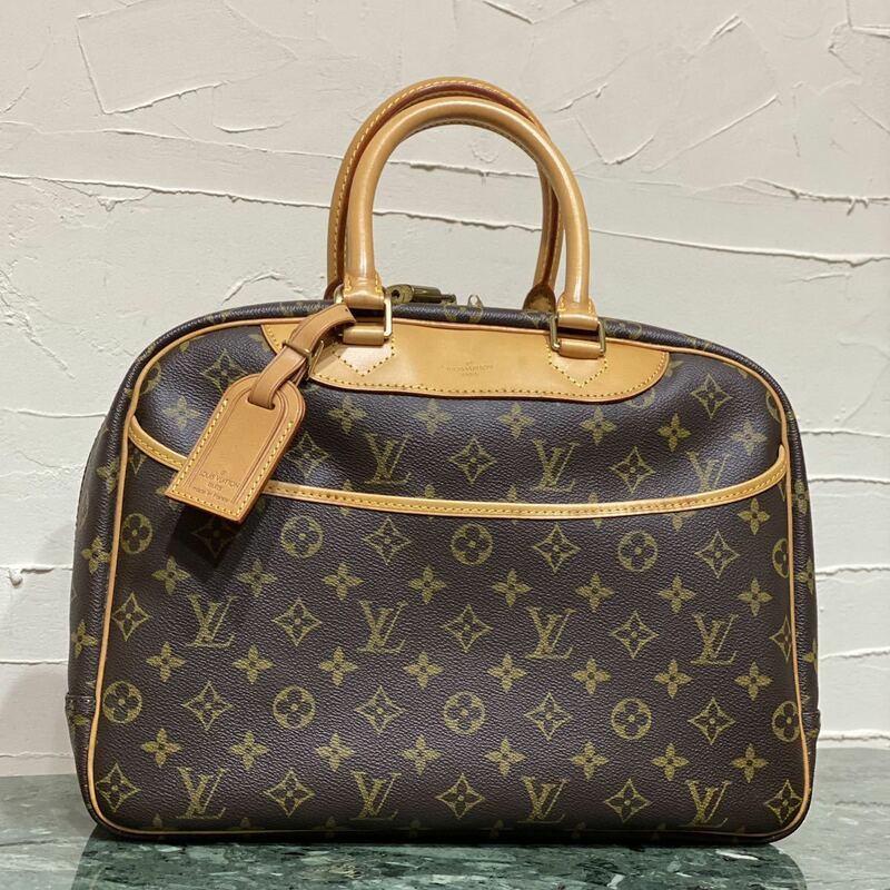 美品 Louis Vuitton モノグラムライン ドーヴィル ハンドバッグ ヴィンテージバッグ ボーリングバッグ 90'S VINTAGE