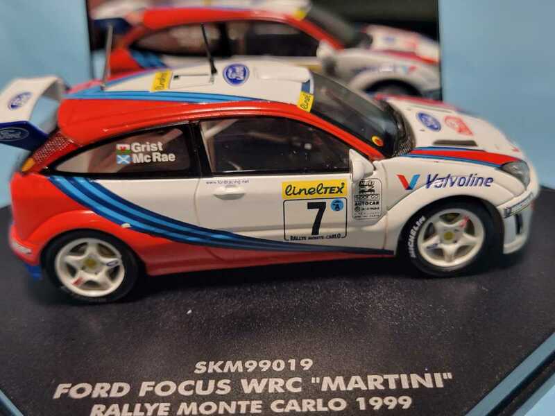 絶版新品未展示　VITESSE FORD FOCUS WRC MARTINI RALLYE MONTE CARLO 1999 C.McRAE/N.GRIST 1/43