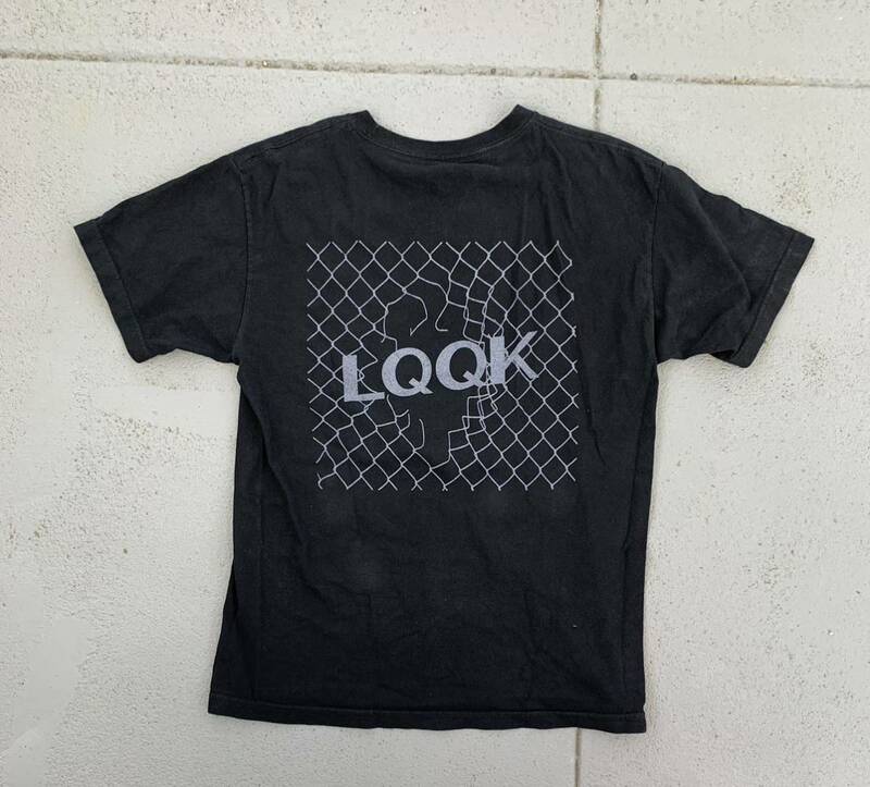 LQQK STUDIO ルック　Tシャツ　ブラックUSA製 半袖Tシャツ tee