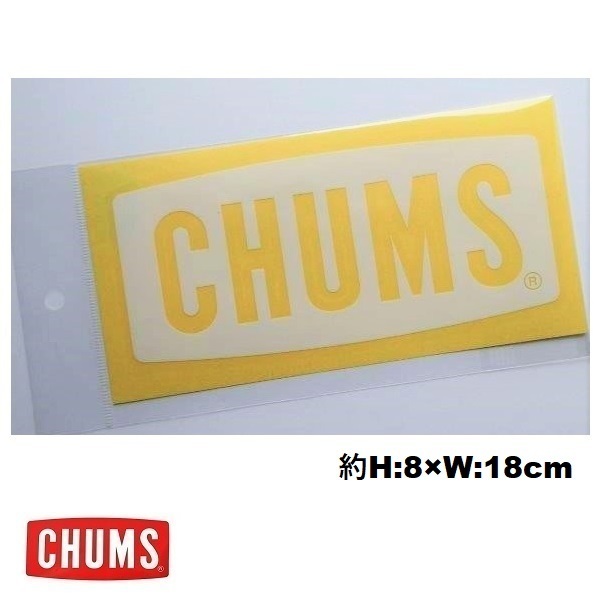 CHUMS Logo M Cutting Sheet CH62-1483 新品 チャムス ステッカー 防水素材