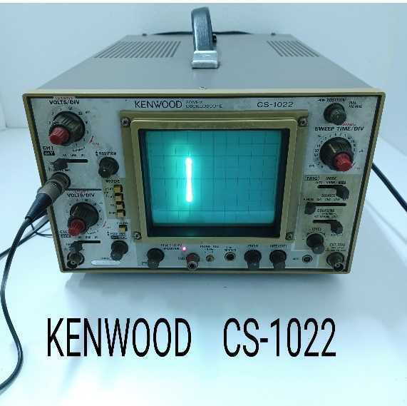 ①鋤)アナログオシロスコープ TRIO CS－1022 20MHz KENWOOD (221013)