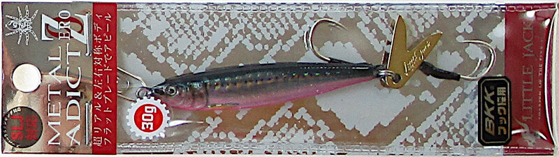 リトルジャック メタル アディクト タイプ ゼロ-30g/#04 BLUE PINK SARDINE　シーバス・青物 ショアジギング