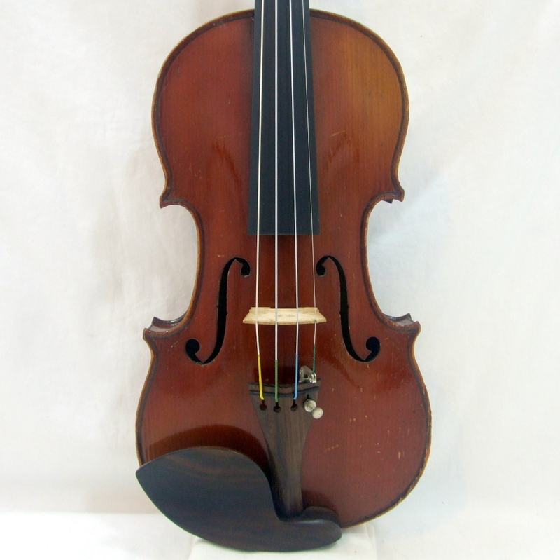 メンテ済 ドイツ/フランス製 良音 分数1/2 モダン バイオリン ストラディバリウスモデル 小ぶりサイズ コンクールなどにおすすめ