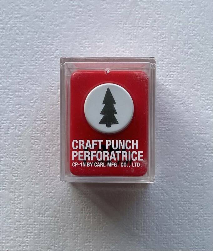 カーラクラフト　クリスマスツリー　モミの木　クリスマス　スモールサイズ　CP-1　クラフトパンチ　廃番　レア　未開封