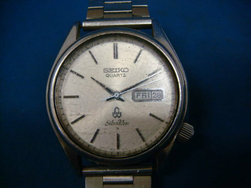 ◆◇２４６Ｓ【1978年モデル】ビッグサイズ　セイコー　シルバーウェーブ　クオーツ腕時計（動品）◇◆