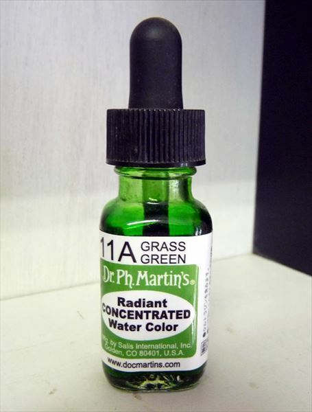 【新品】Dr.Ph.Martin's ドクターマーチン 11A グラスグリーン ラディアント 15ml カラーインク【周南店舗にて手渡可】まとめ買いがお得！