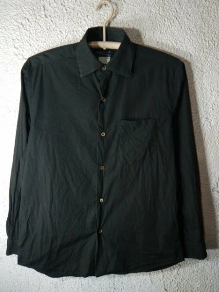 ｎ8159　レア　agnes b　アニエスベー　日本製　vintage　ビンテージ　長袖　デザイン　シャツ　人気　送料格安
