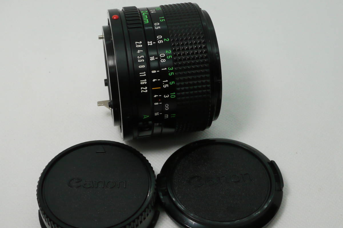 貴重 CANON NEW FD 24mm F2.8 広角 美品