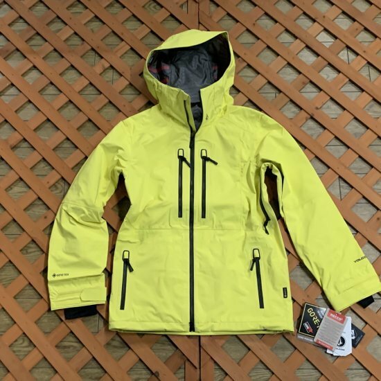 VOLCOM ボルコム 2023 【GUIDE GORE-TEX JACKET】 CITRON US-S 新品正規品 ゴアテックス ジップテック ガイドジャケット