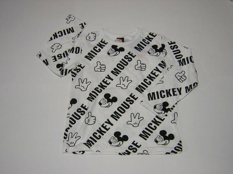 即決！140 新品!ベビードール BABY DOLL かわいい！ディズニー ミッキーマウス 長袖Tシャツ Disney MICKEY MOUSE