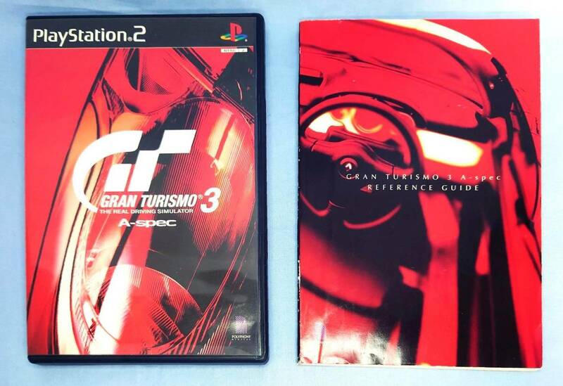 GRAN TURISMO3 A-spec グランツーリスモ3 解説書 REFERENCE GUIDE 付き PlayStation2 プレイステーション2 PS2 ソフト