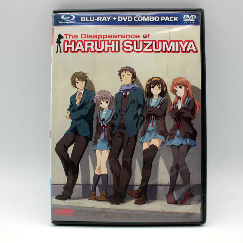 涼宮ハルヒの消失 Disappearance of Haruhi Suzumiya: the Movie 北米版Blu-ray DVD　コンボ　ｐｓ４再生可