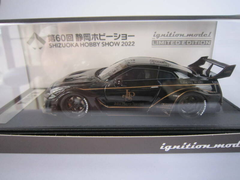 Ignition Model イグニッションモデル 1/43 LB-Silhouette WORKS GT Nissan 35GT-RR Black With Engine 2022静岡ホビーショー限定 IG2548