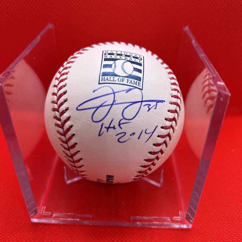 Frank Thomas 2014 ナショナル HOF 公式球 直筆サインボール BECKETT社 鑑定書付き ヤンキース フランク・トーマス Rawlings