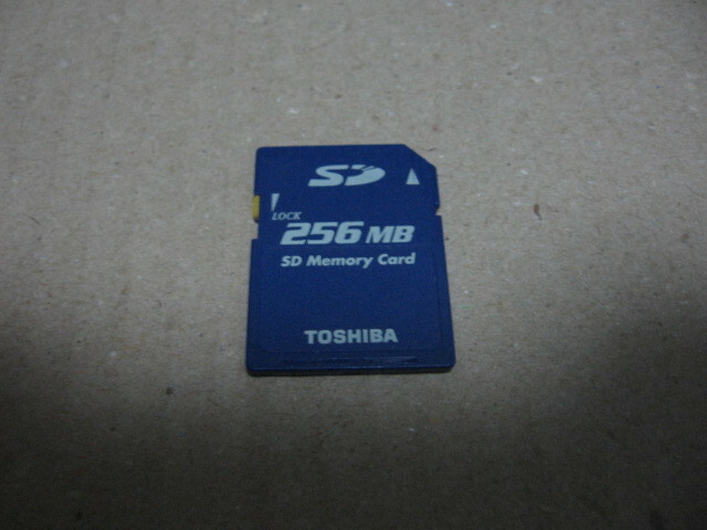 TOSHIBA 東芝 SDカード 256MB SD-M256 (MADE IN JAPAN)