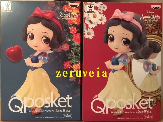 ディズニーキャラクターズ Qposket 白雪姫 ノーマル パステル 全2種 Q posket ディズニー Disney Characters Snow White フィギュア