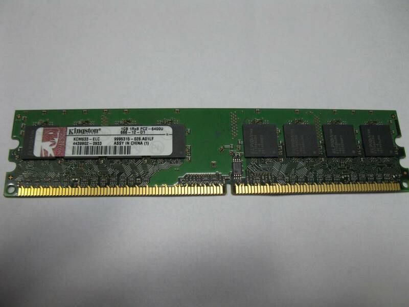 PC2/PC6400U 1GB 中古品 1個