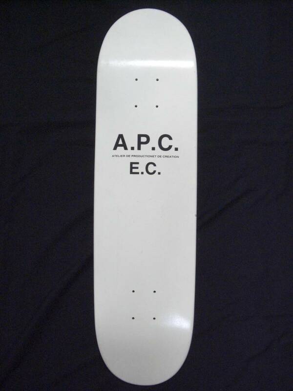 新品 DS APC × ELECTRIC COTTAGE ( EC FRAGMENT ) SKATEBOARD DECK スケートボード デッキ 白