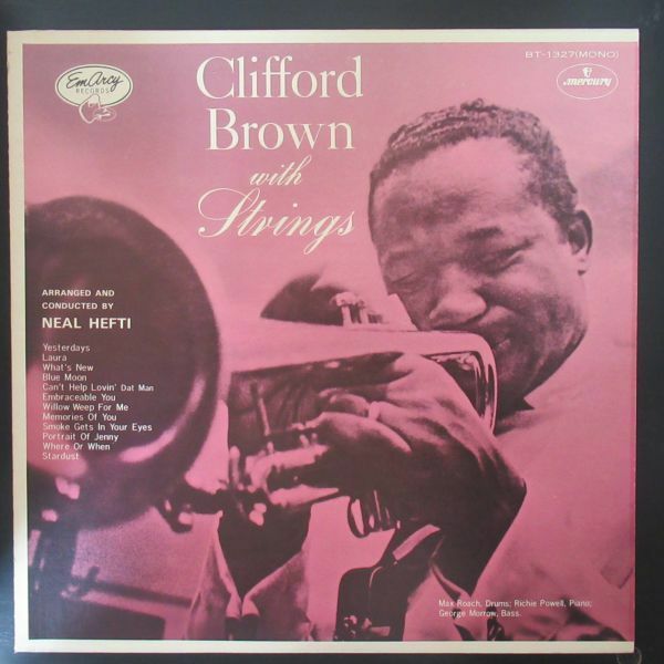 JAZZ LP/美盤/KRS-ONEネタ/CLIFFORD BROWN WITH STRINGS/Z-8375