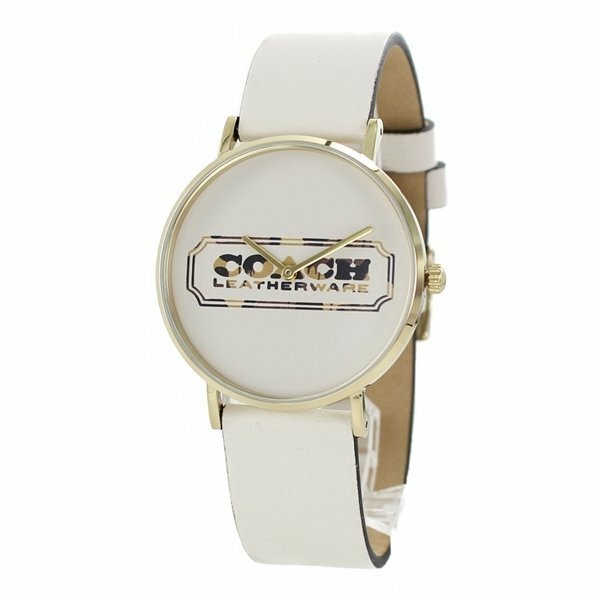 COACH コーチ ペリー レインボー (Perry Rainbow) コレクション 迷彩ロゴ/ホワイト レディース ウォッチ/腕時計