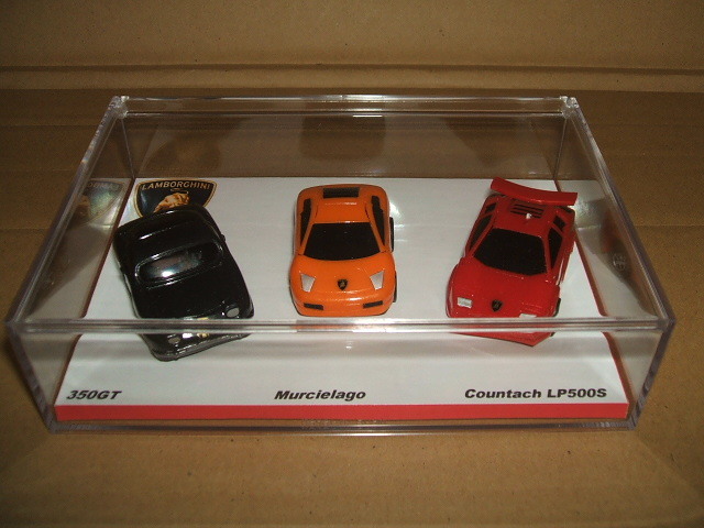 ★缶コーヒー ランボルギーニ3台 ケース付き 350GT ムルシエラゴ カウンタック