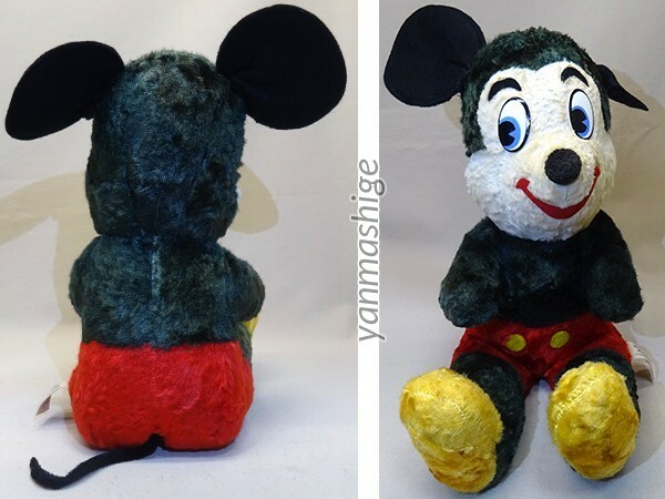 60年代製ビンテージ ミッキーマウス ぬいぐるみ CALIFORNIA STUFFED TOYS Mickey Mouse Disney Plush Toys