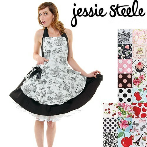 ★新品未使用★【ジェシースティール★Jessie Steele 】★エプロン★フリル★リボン★りぼん★犬★コスプレにも★デスパレードな妻たち