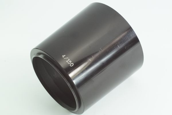 362『並品』OLYMPUS 4／150 オリンパス PEN-F 150mm F4用 ハーフサイズ一眼レフ メタルフード レンズフード
