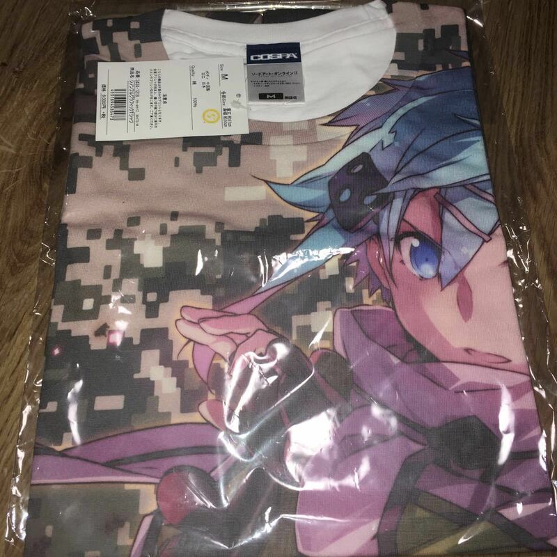 ソードアートオンライン SAO フルグラフィックtシャツ シノン tシャツ