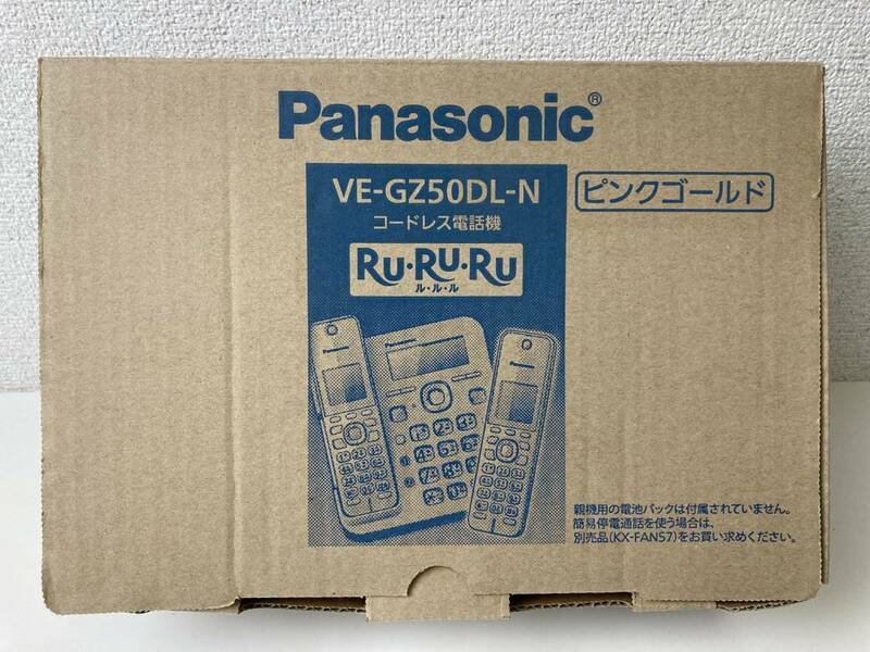 コードレス電話機 VE-GZ50DL-N Panasonic ピンクゴールド
