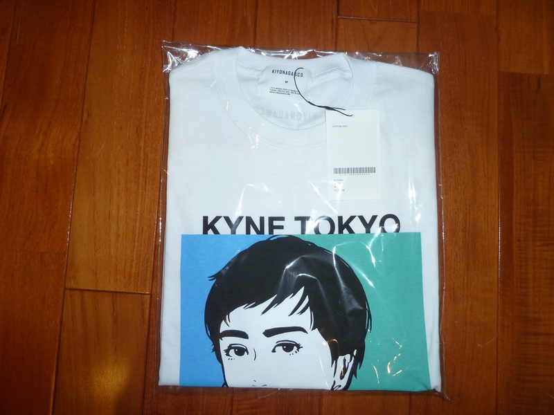送料無料　KYNE x KIYONAGA コラボTシャツ XLサイズ ホワイト 新品未使用　キネ