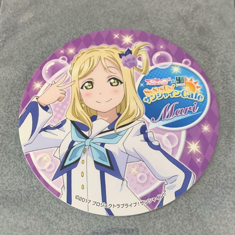 ラブライブ サンシャイン サンシャインcafe コースター 小原鞠莉 雄大 ラブライブ！サンシャイン 雄大フェスタ SUN! 沼津 小原 鞠莉